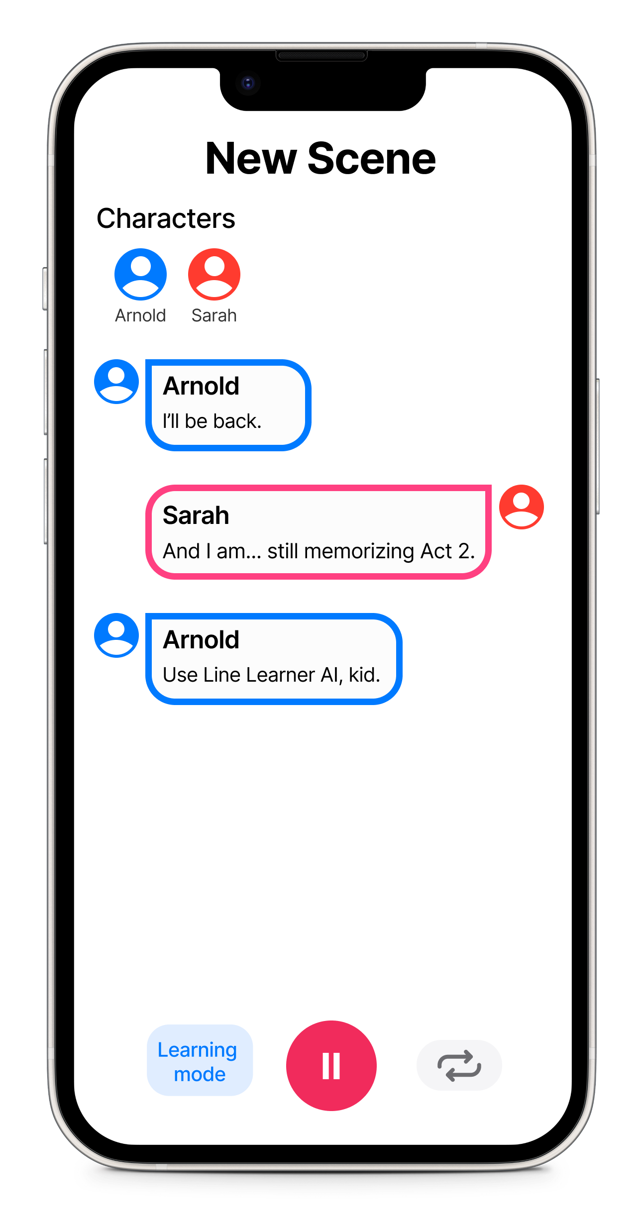 LineLearnerAI Screenshot